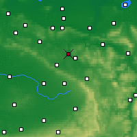 Nearby Forecast Locations - Herford - mapa
