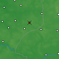 Nearby Forecast Locations - Hajnówka - mapa
